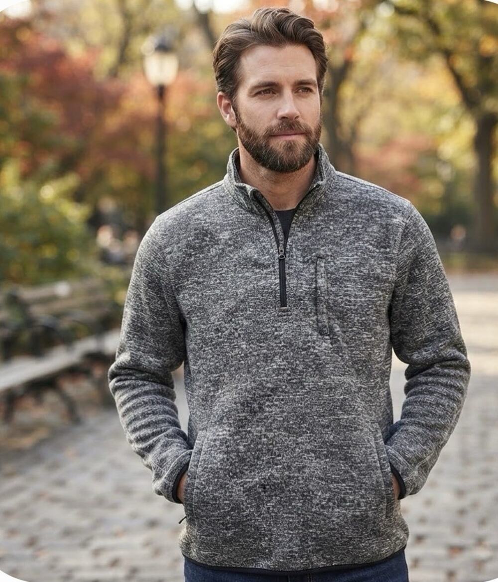 ZITY Sports Group Speedrun Performance Quarter Zip Pullover Athleisure Gym XL
